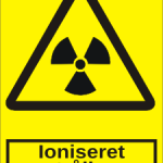 Advarselsskilt: A306 - Ioniseret stråling